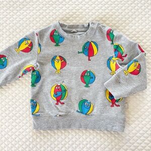 Stella McCartney Beach Ball Sweatshirt, Size 18M